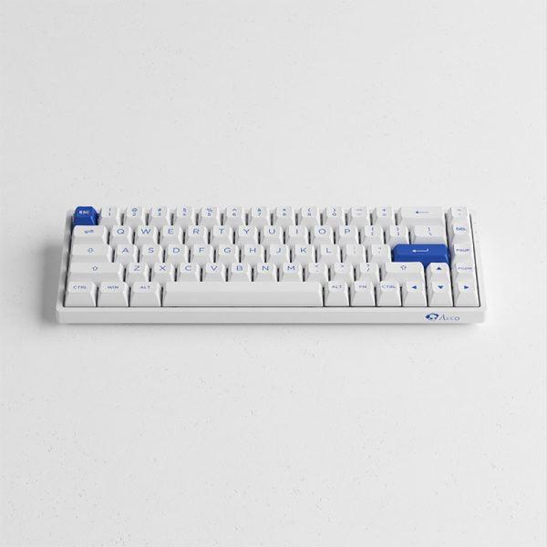Akko Blue on White 3068B Plus Multi-Modes RGB Mechanical Keyboard (Akko CS Jelly Pink) - DataBlitz
