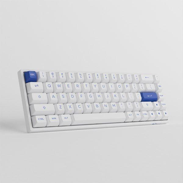 Akko Blue on White 3068B Plus Multi-Modes RGB Mechanical Keyboard (Akko CS Jelly Pink) - DataBlitz