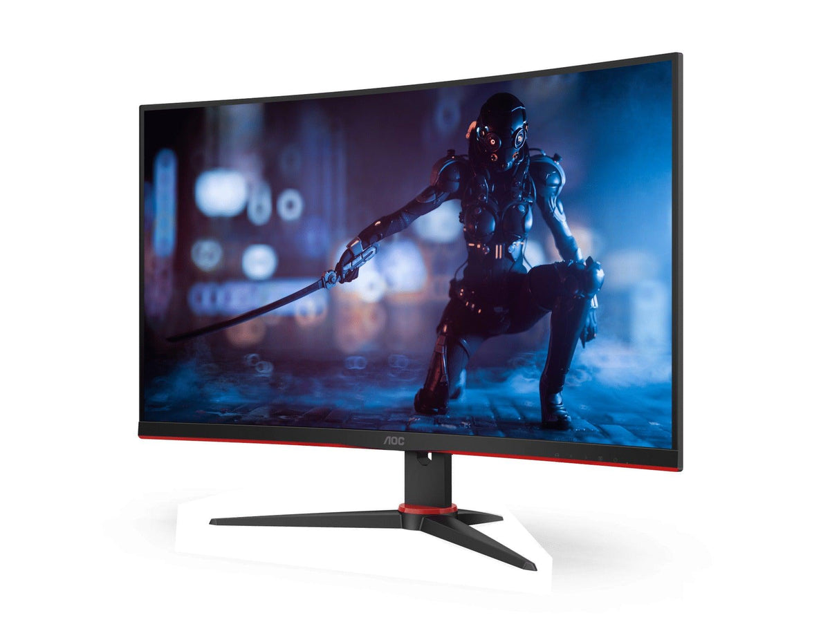 AOC C27G2ZE 27” FHD 240HZ Curved FreeSync Gaming Monitor (Black/Red) - DataBlitz