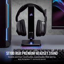 CORSAIR GAMING ST100 RGB PREMIUM HEADSET STAND WITH 7.1 SURROUND SOUND - DataBlitz