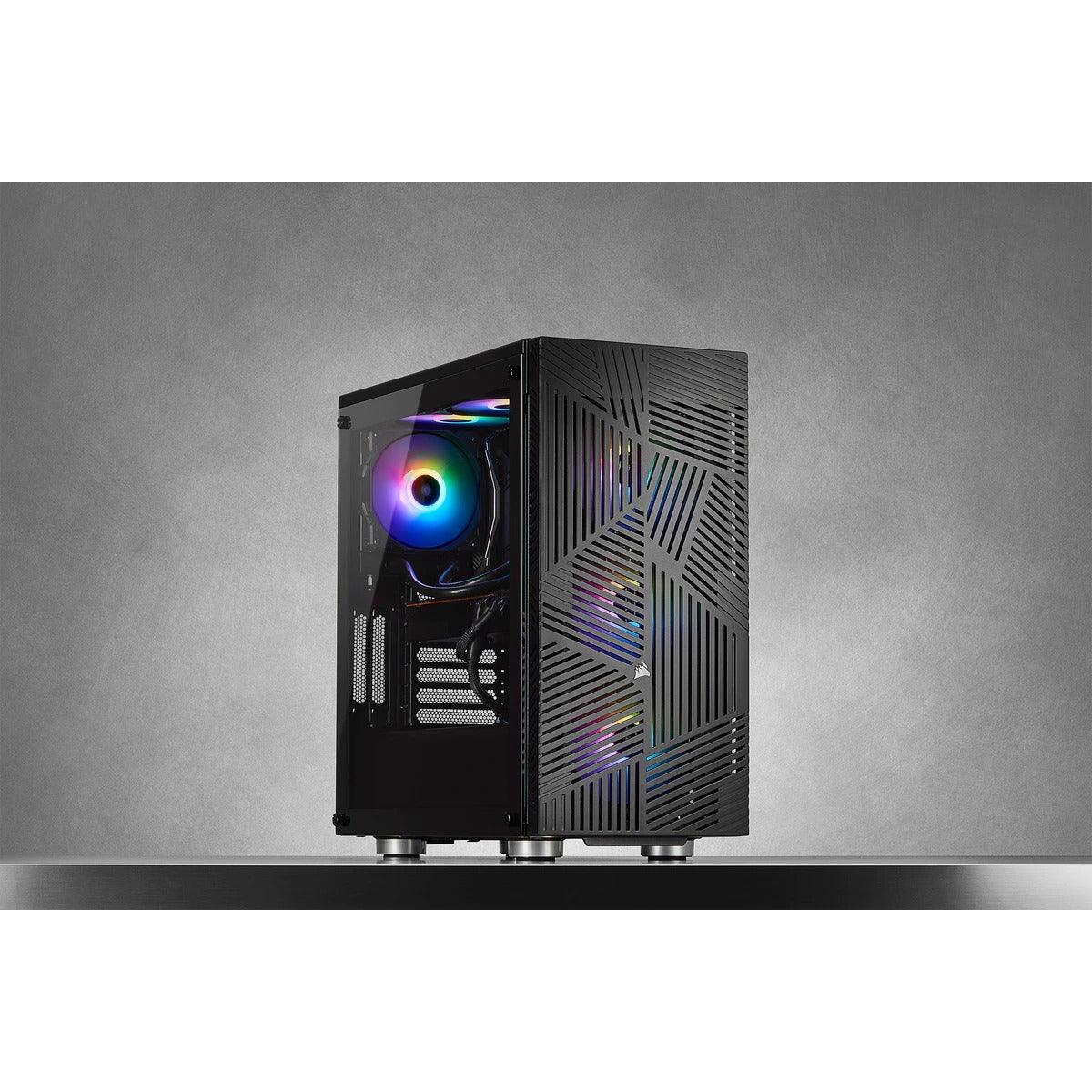 Corsair 275R Airflow Tempered Glass Mid-Tower Gaming Case (Black) - DataBlitz