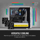 Corsair 275R Airflow Tempered Glass Mid-Tower Gaming Case (White) - DataBlitz