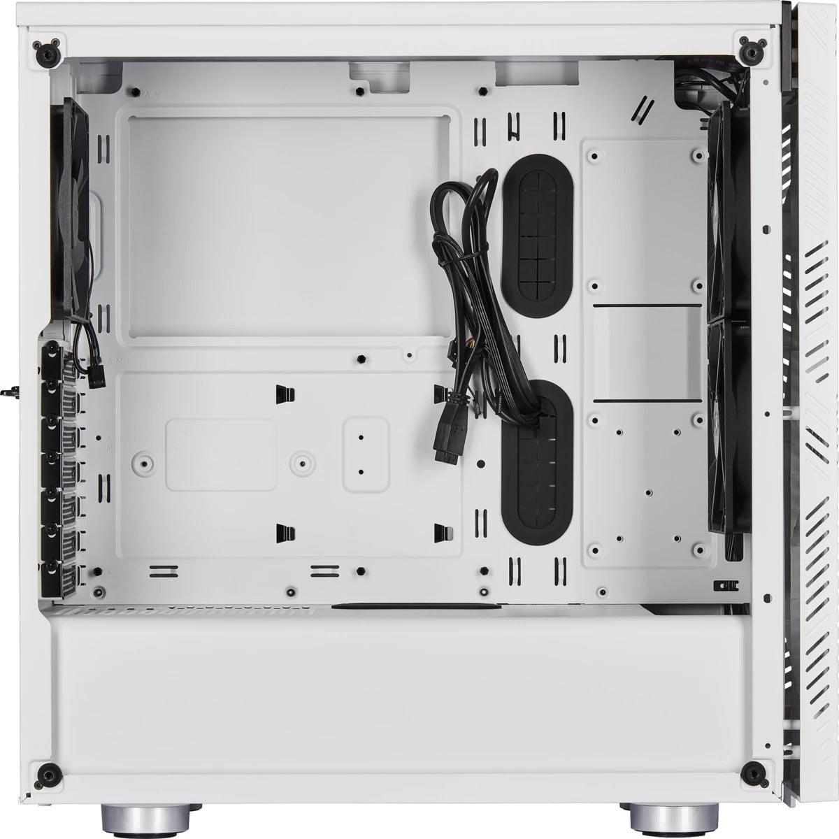 Corsair 275R Airflow Tempered Glass Mid-Tower Gaming Case (White) - DataBlitz