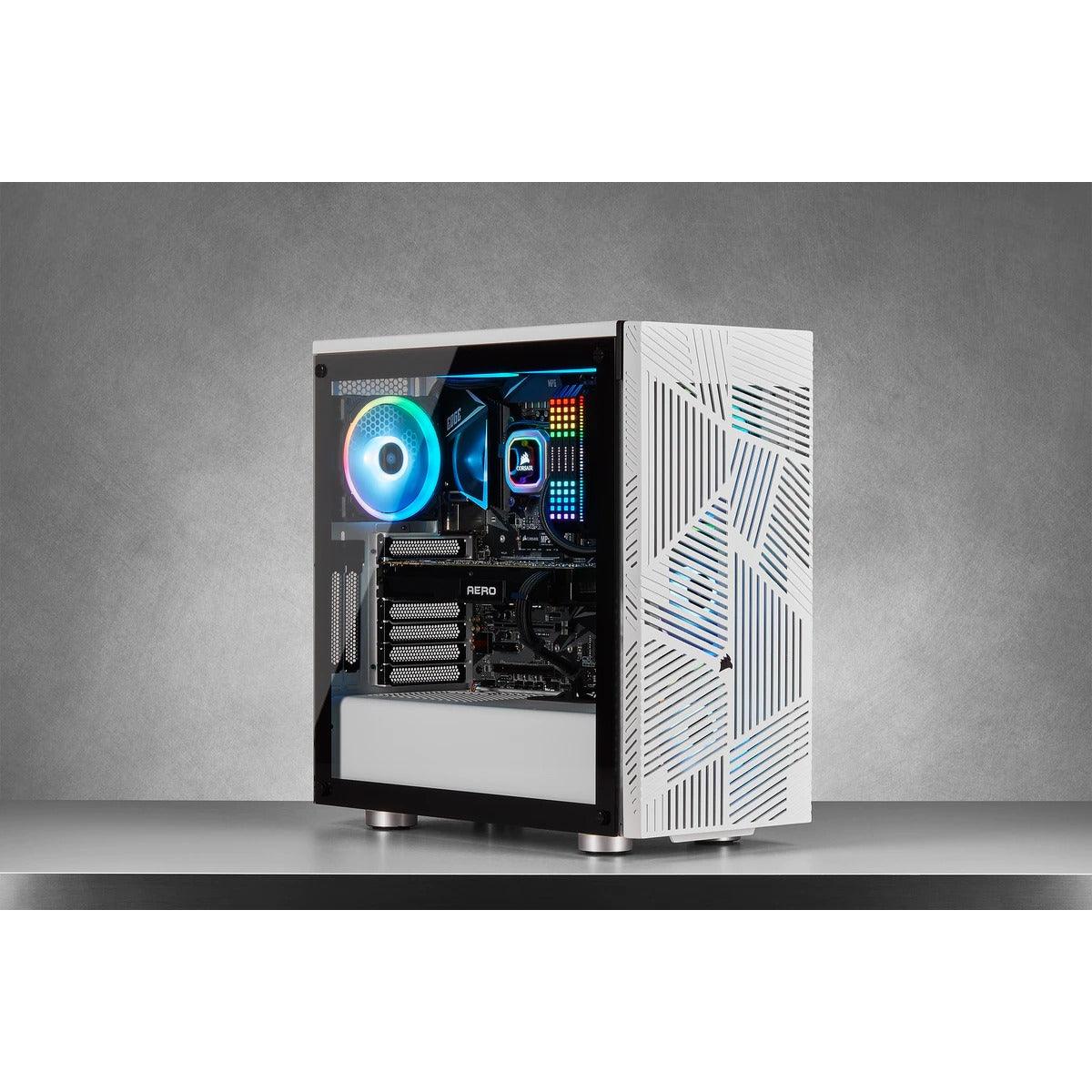 Corsair 275R Airflow Tempered Glass Mid-Tower Gaming Case (White) - DataBlitz