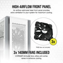Corsair 7000D Airflow Full-Tower ATX PC Case (White)