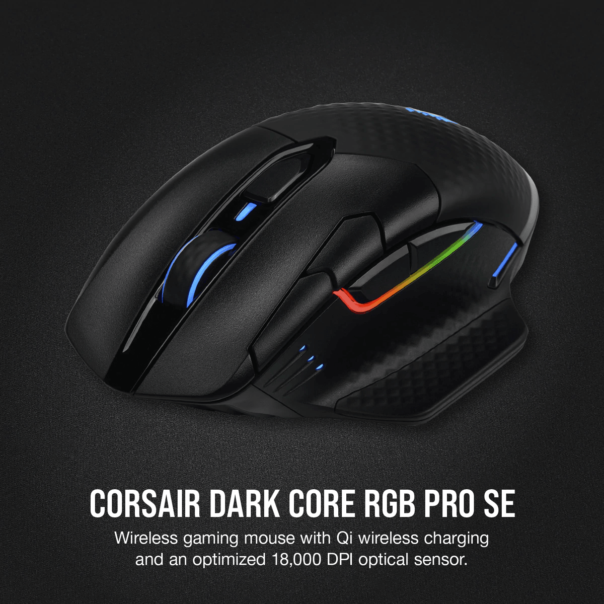 CORSAIR DARK CORE RGB PRO SE WIRELESS FPS/MOBA GAMING MOUSE W/ SLIPSTREAM TECHNOLOGY - DataBlitz
