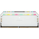 CORSAIR Dominator Platinum RGB 32GB (2x16GB) DDR5 DRAM 5600MHZ C36 Memory Kit (White) (CMT32GX5M2B5600C36W) - DataBlitz