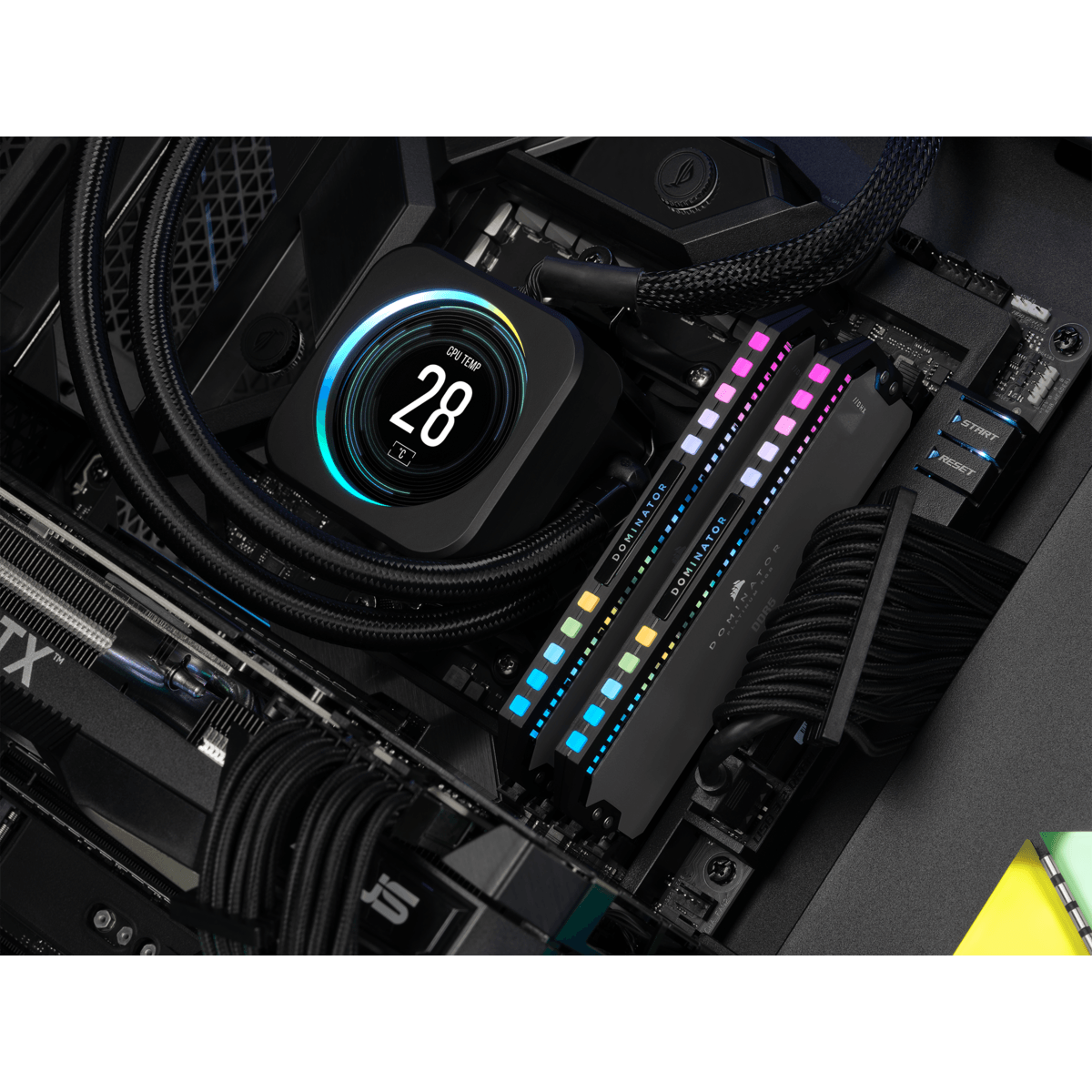 CORSAIR Dominator Platinum RGB 32GB (2 X 16GB) DDR5 DRAM 5600MHZ Memory Kit (CMT32GX5M2B5600Z36) - DataBlitz