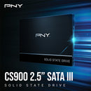 PNY CS900 250GB 2.5-INCH SATA III 6GB/S SSD (SSD7CS900-250-RB)
