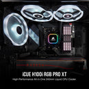 Corsair ICUE H100I RGB Pro XT 240mm Liquid CPU Cooler - DataBlitz