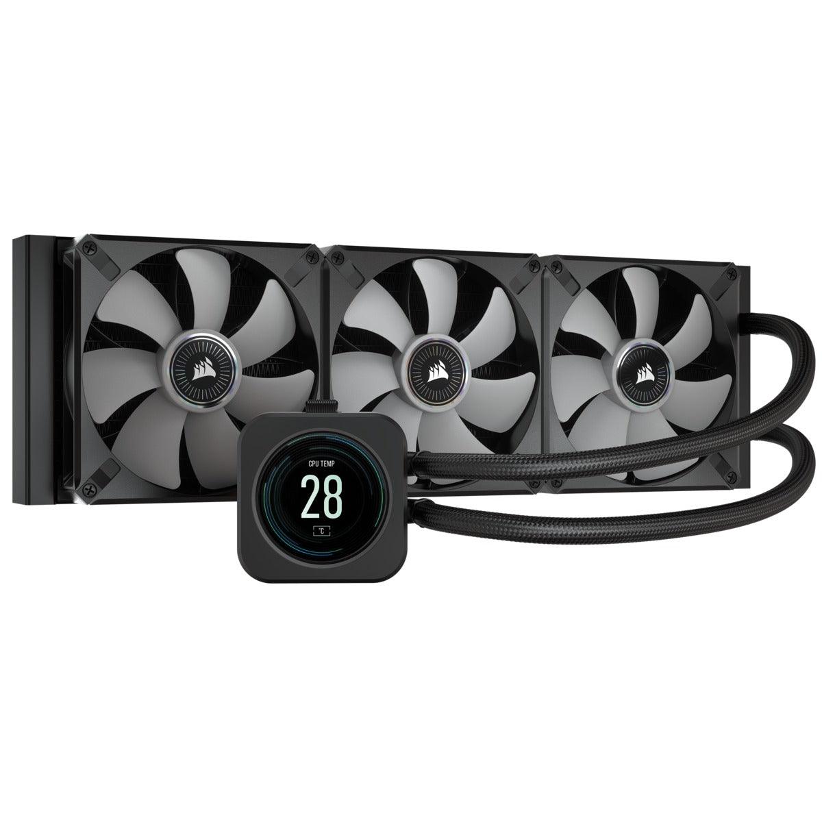 CORSAIR ICUE H150i Elite LCD Display Liquid CPU Cooler - DataBlitz