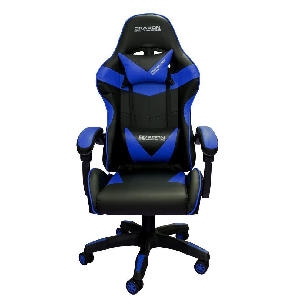 DRAGONWAR ERGONOMIC GAMING CHAIR BLUE BLACK GC 035