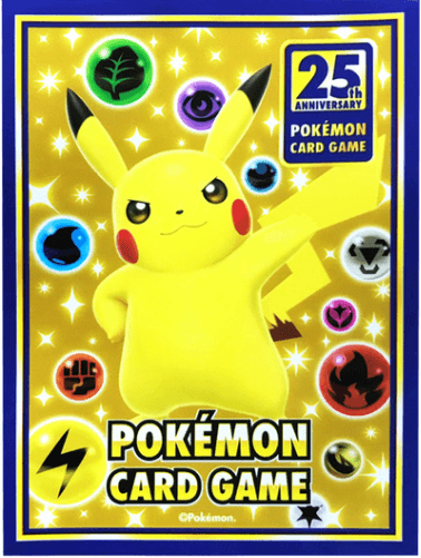 POKEMON TRADING CARD GAME 25TH ANNIVERSARY DECK SHIELD PIKACHU (931561 POKEMON TRADING CARD GAME 25TH ANNIVERSARY DECK SHIELD PIKACHU (931561