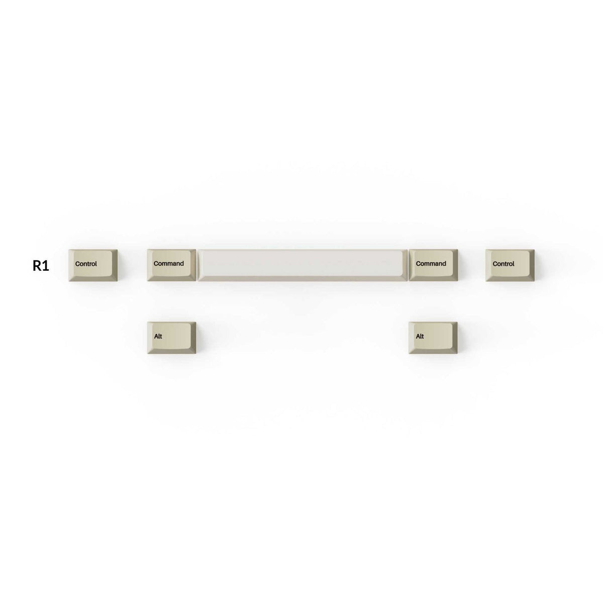 Keychron Cherry Profile Double Shot PBT Full Set Keycaps - Khaki