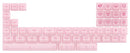 AKKO Clear Pink Transparent Keycaps Set ASA 155 Keys - DataBlitz