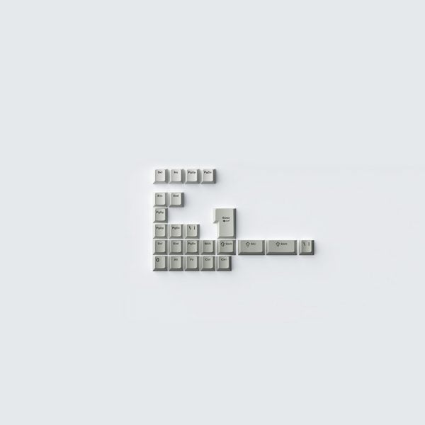 Akko Cool Gray Keycap Set PBT 132 Keys