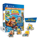 PS4 CRASH TEAM RACING NITRO FUELED NITROS OXIDE & PIN BUNDLE ALL - DataBlitz