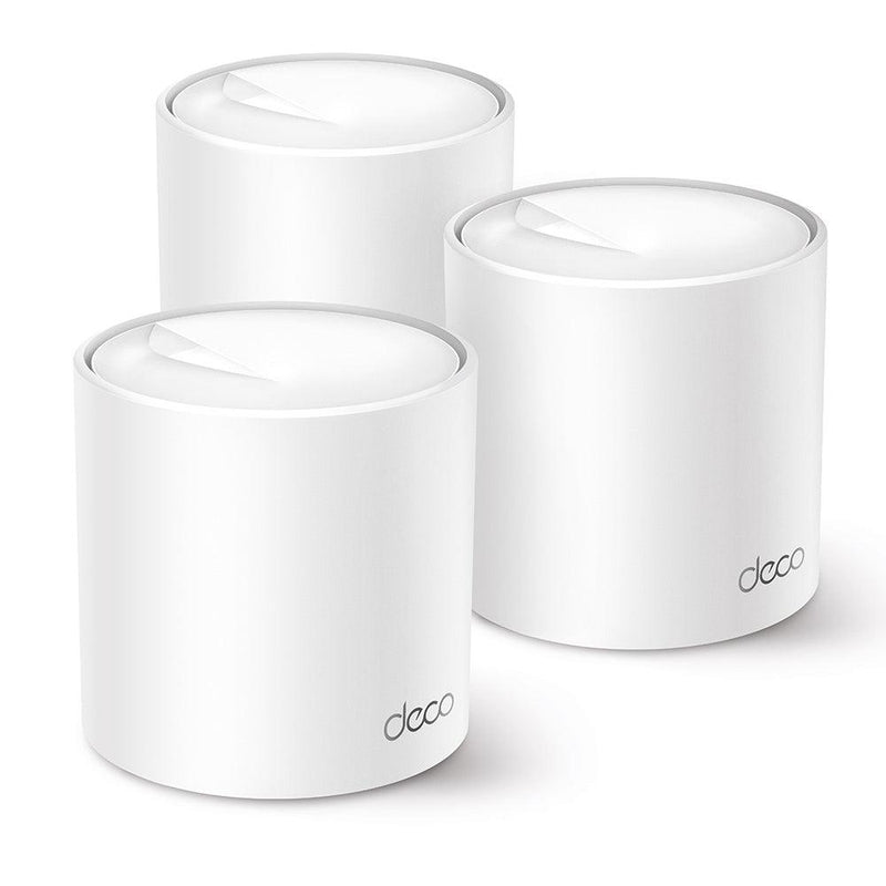 TP-Link AX3000 Whole Home Mesh Wi-Fi 6 System Compatible With Amazon Alexa (White) (Deco X50 (3-Pack)) - DataBlitz