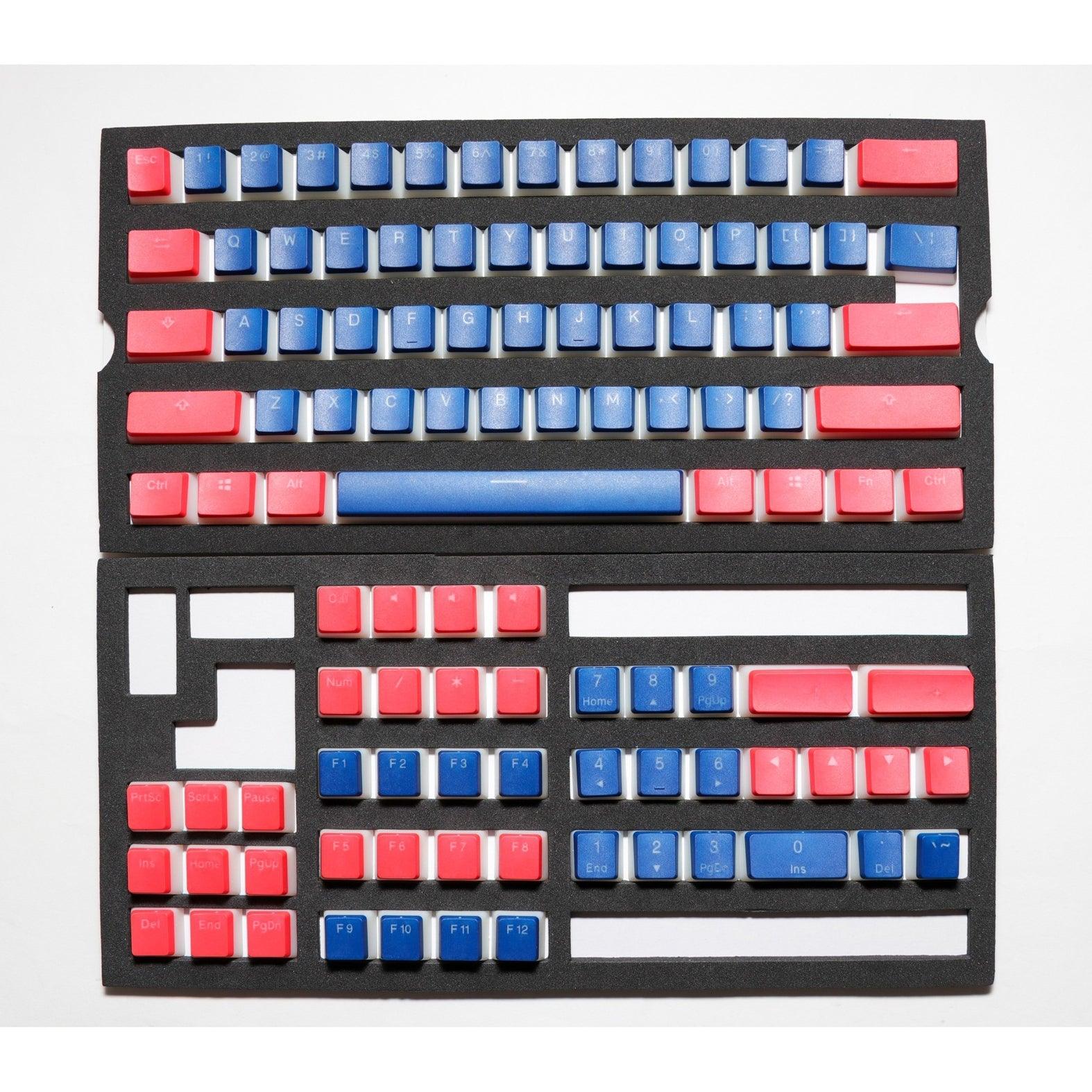 DUCKY 108-KEY PBT SEAMLESS DOUBLESHOT SERENITY PUDDING KEYCAP SET (DKSA108-USPDZWNOB) - DataBlitz