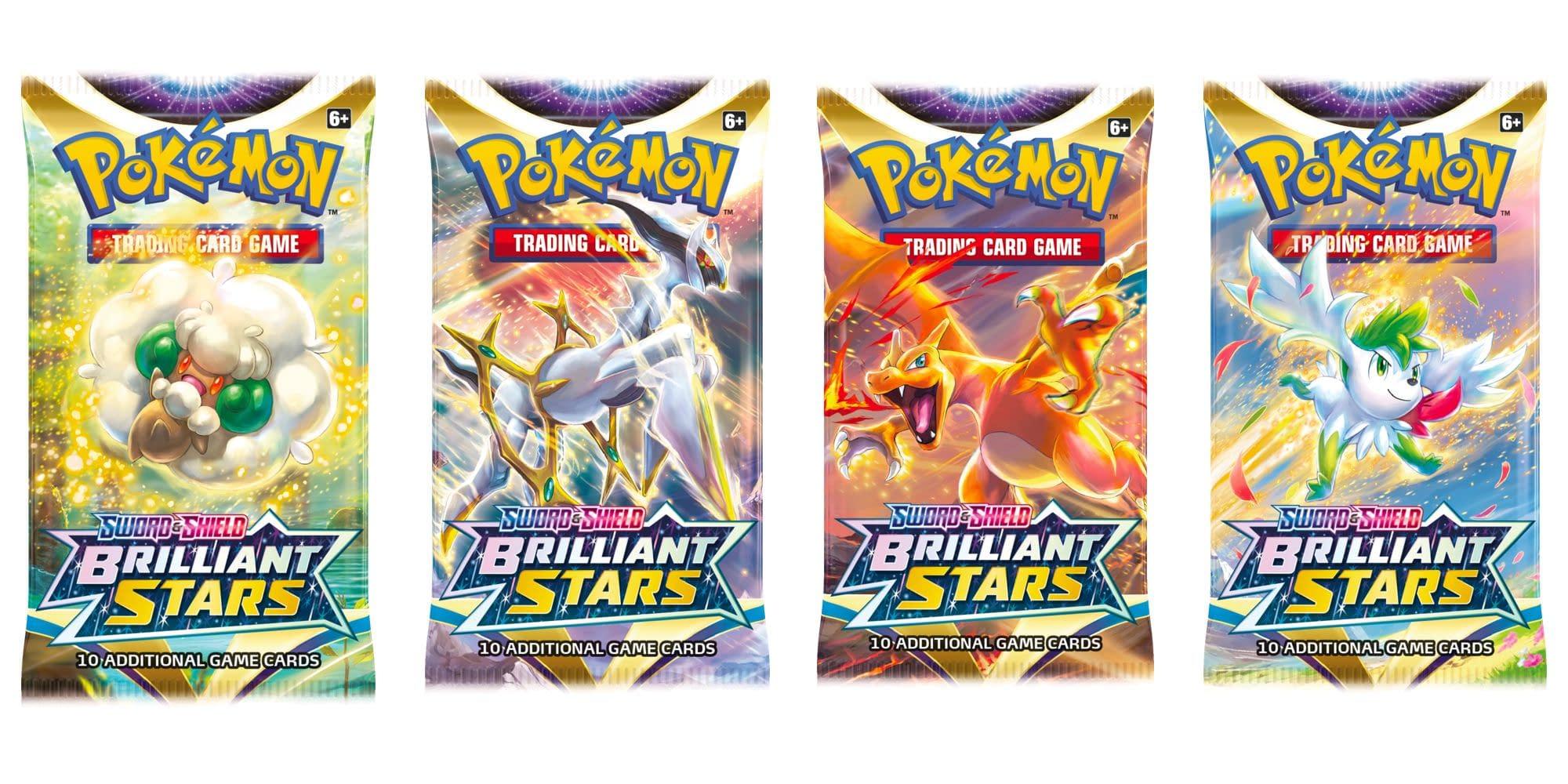 POKEMON TRADING CARD GAME SS9 SWORD & SHIELD BRILLIANT STARS BOOSTER (180-80996) (ONE RANDOM BOOSTER PACK) - DataBlitz
