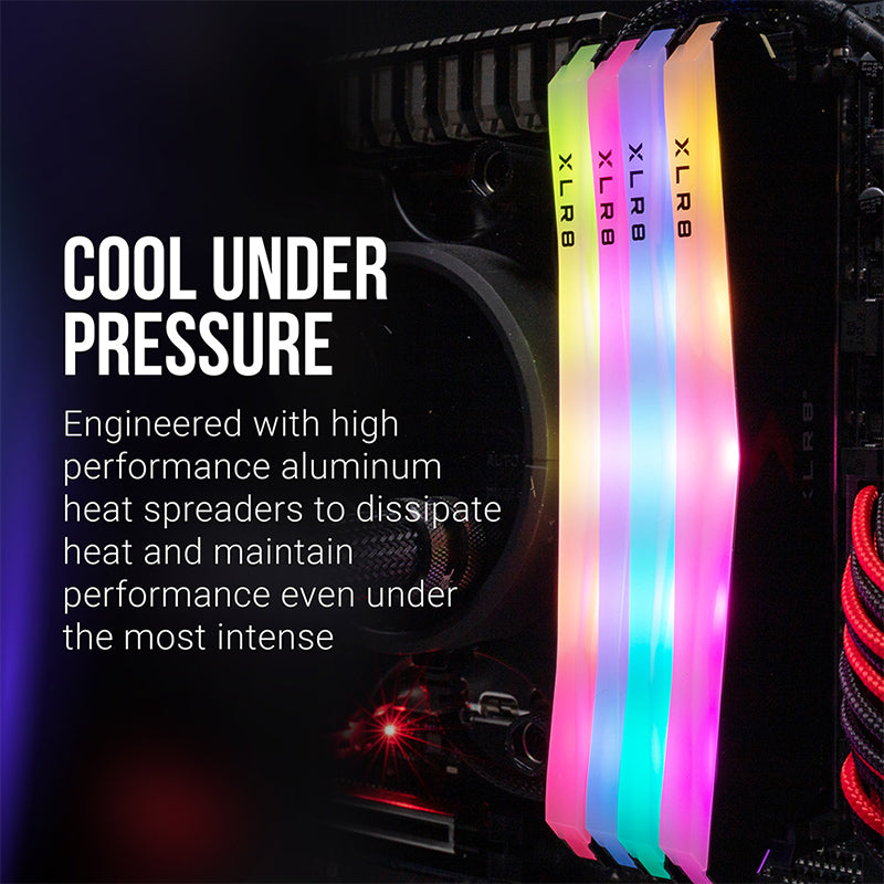 PNY XLR8 Gaming Epic-X RGB 16GB (2X8GB) DDR4 3200MHZ CL16 1.3V (Black)