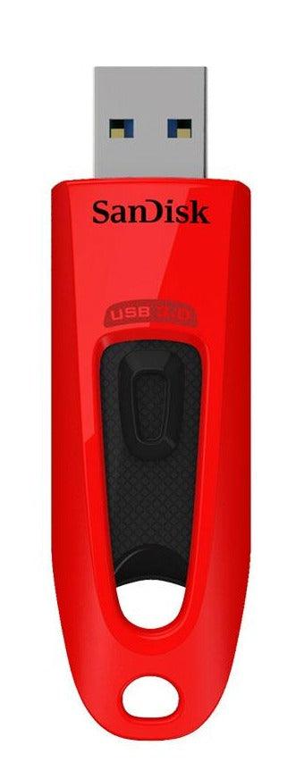Sandisk Ultra USB 3.0 Flash Drive 32gb (Black/Red) - DataBlitz