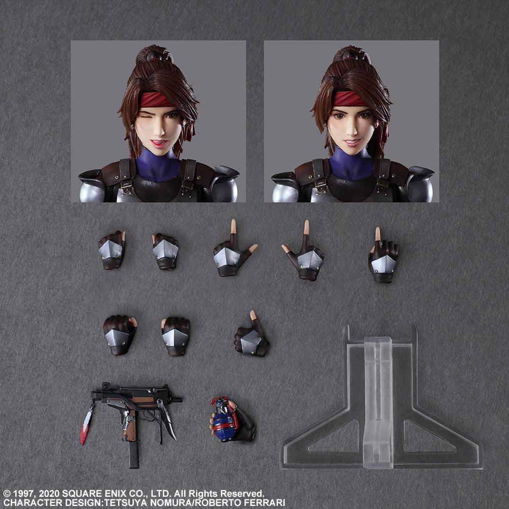 Final Fantasy VII Remake Play Arts Kai Action Figure (Jessie & Motorcycle Set) - DataBlitz