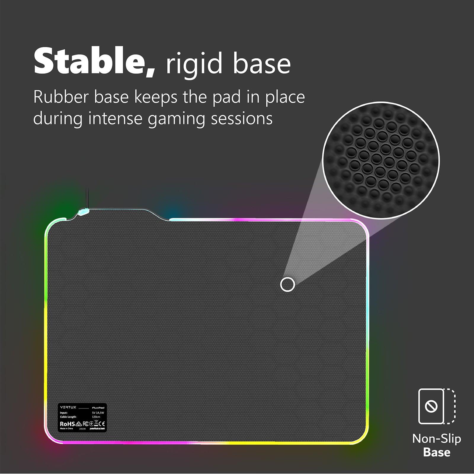 VERTUX FLUXPAD OPTIMIZED SURFACE PRO-GAMING MOUSE PAD BLACK - DataBlitz