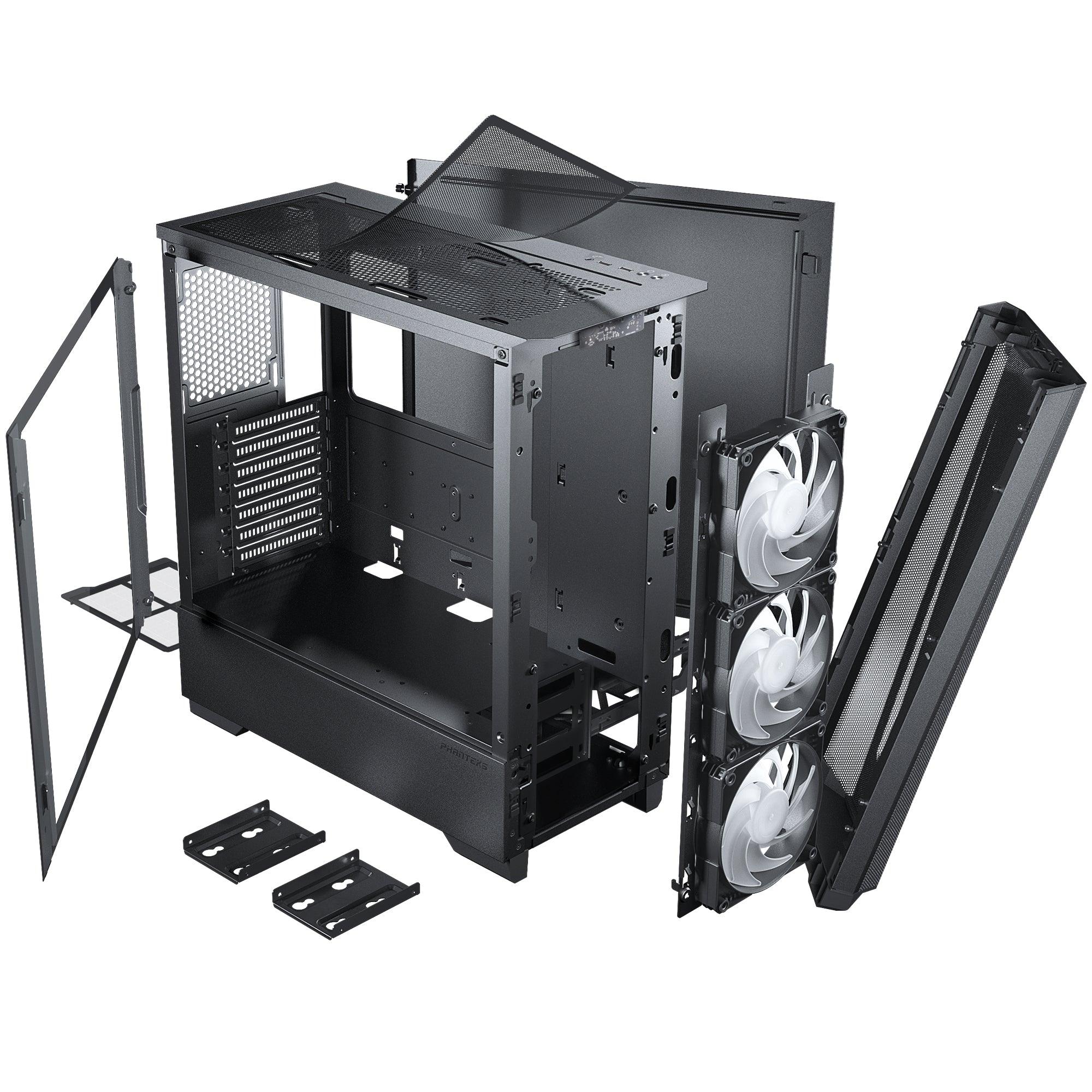 Phanteks Eclipse G360A DRGB Tempered Glass Mid-Tower Case (Black) (PH-EC360ATG-DBK02) - DataBlitz