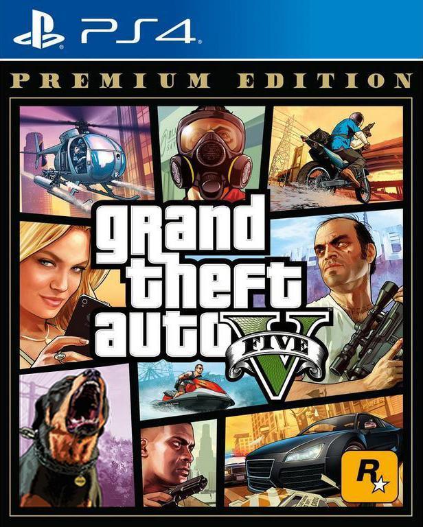 PS4 GTA V Premium Online Edition All (Eng/Fr)