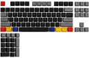104 Doubleshot OEM PBT Keycaps (Gray Black Cmyk) - DataBlitz