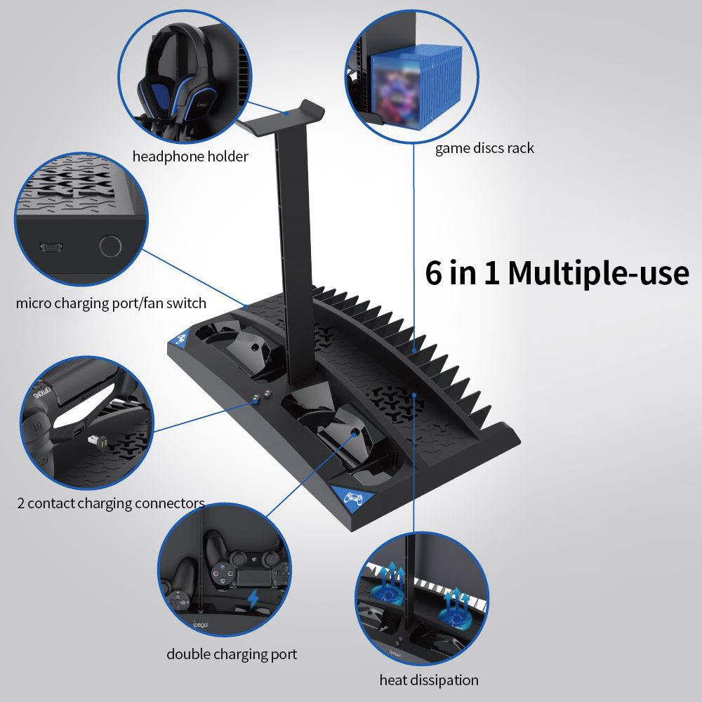 IPEGA 6 IN 1 VERTICAL STAND FOR P4/P4 SLIM/P4 PRO (PG-P4009) - DataBlitz