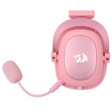 REDRAGON ZEUS 2 ALL IN ONE GAMING HEADSET (PINK) (H510P) - DataBlitz