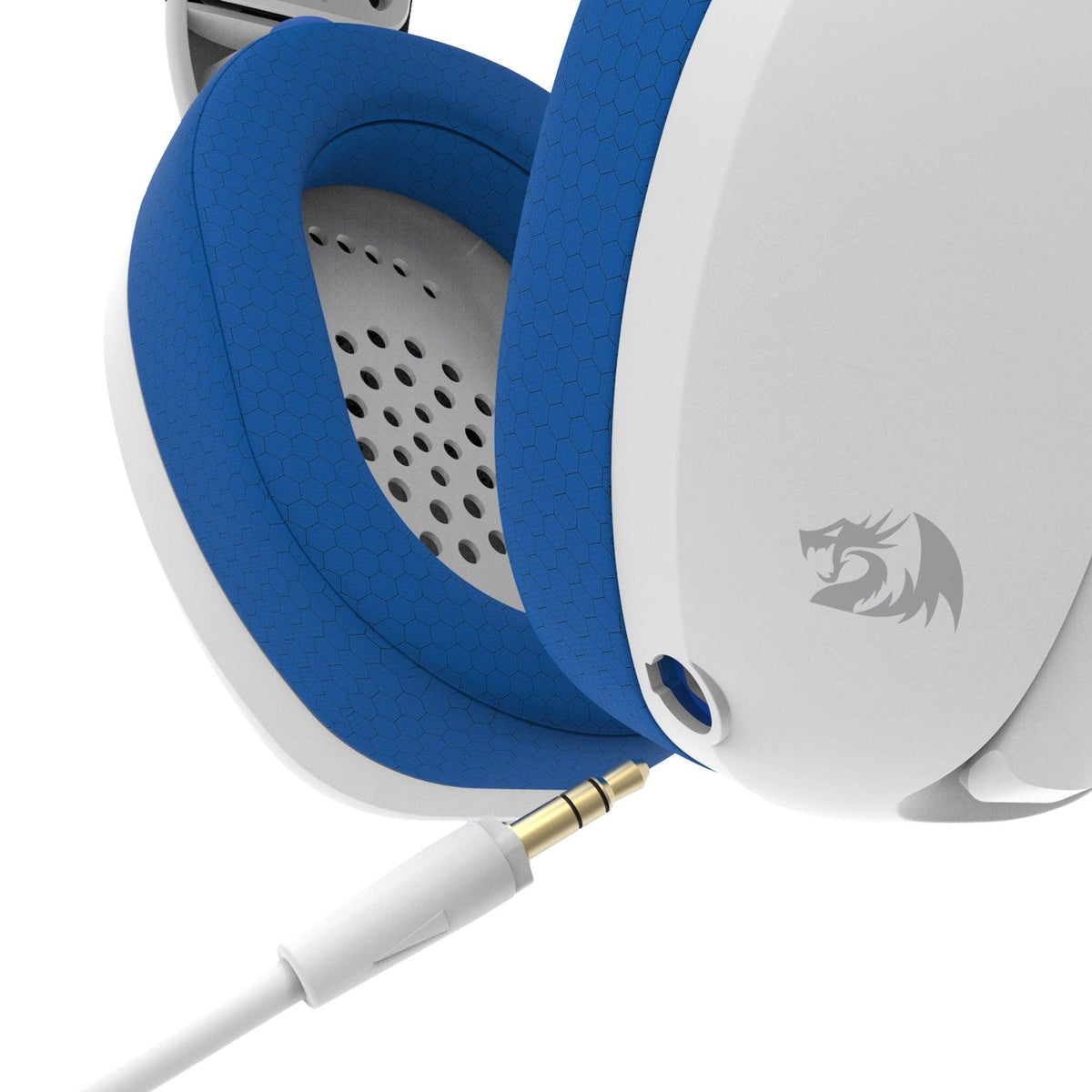 Redragon IRE Pro Ultra-Light Wireless Gaming Headset (White/Blue) (H848B) - DataBlitz
