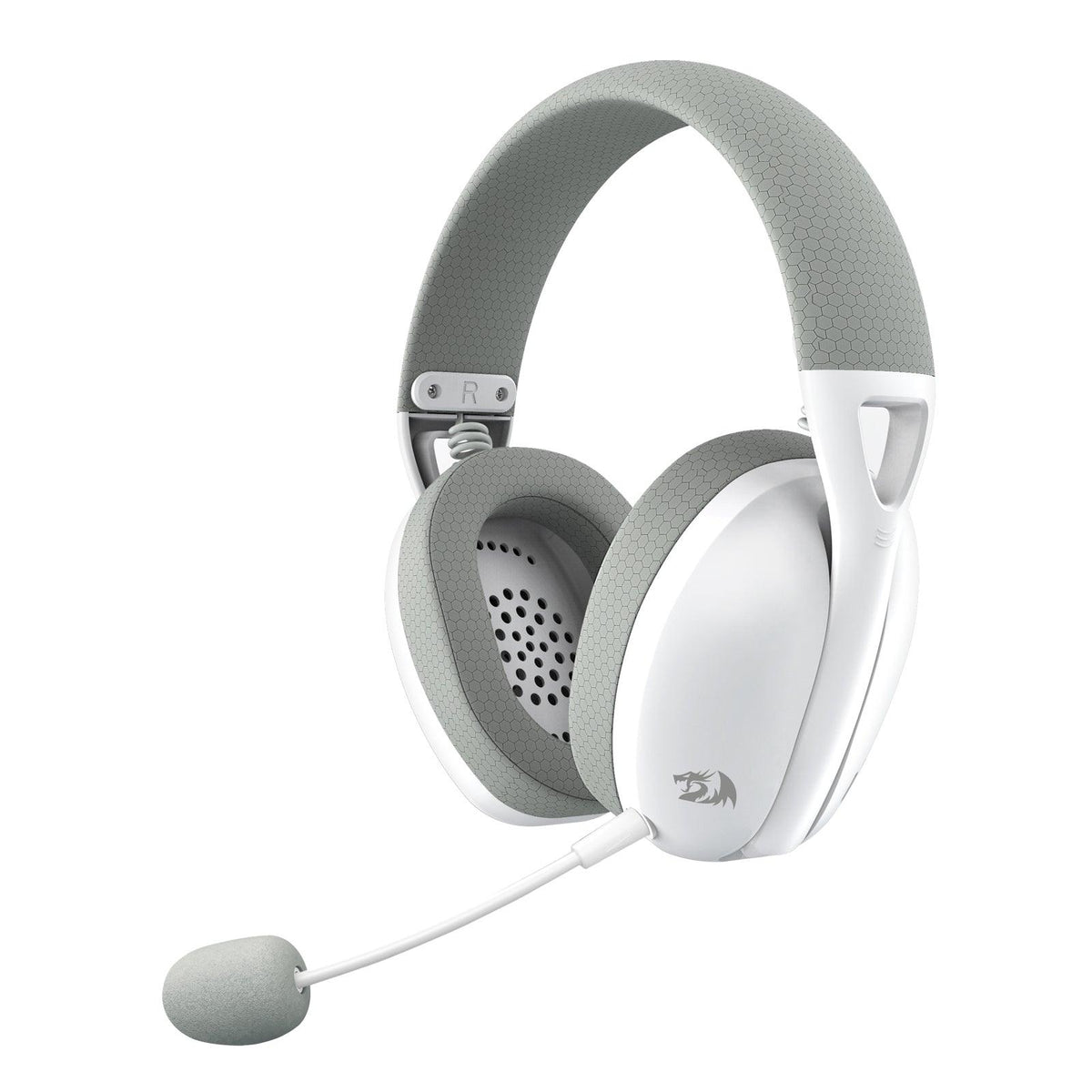 Redragon IRE Pro Ultra-Light Wireless Gaming Headset (White/Gray) (H848G) - DataBlitz