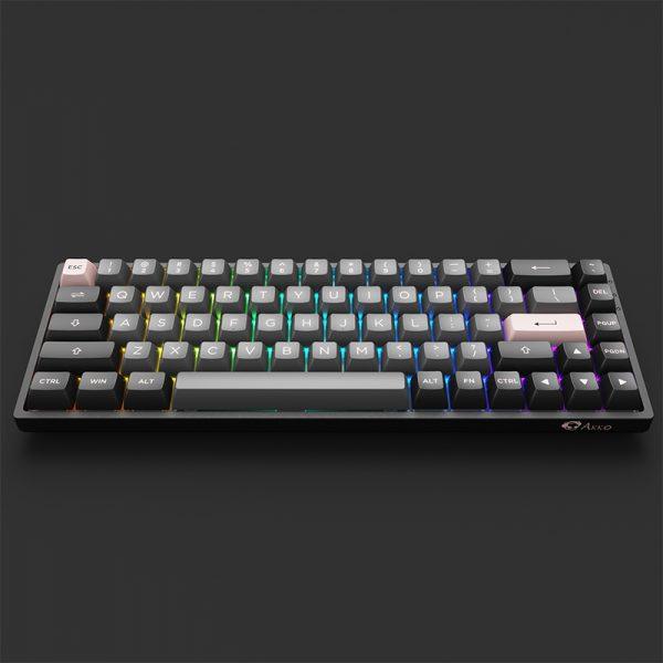 AKKO Black & Pink 3068B Plus Multi-Modes RGB Mechanical Keyboard (AKKO X TCC Princess) - DataBlitz