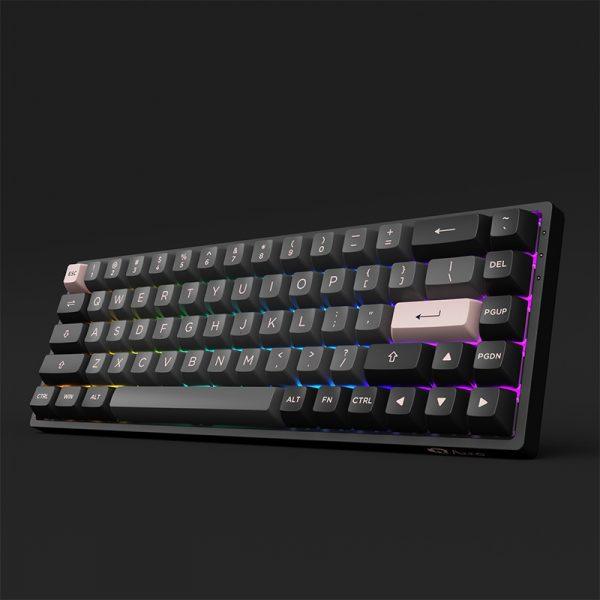 AKKO Black & Pink 3068B Plus Multi-Modes RGB Mechanical Keyboard (AKKO X TCC Princess) - DataBlitz