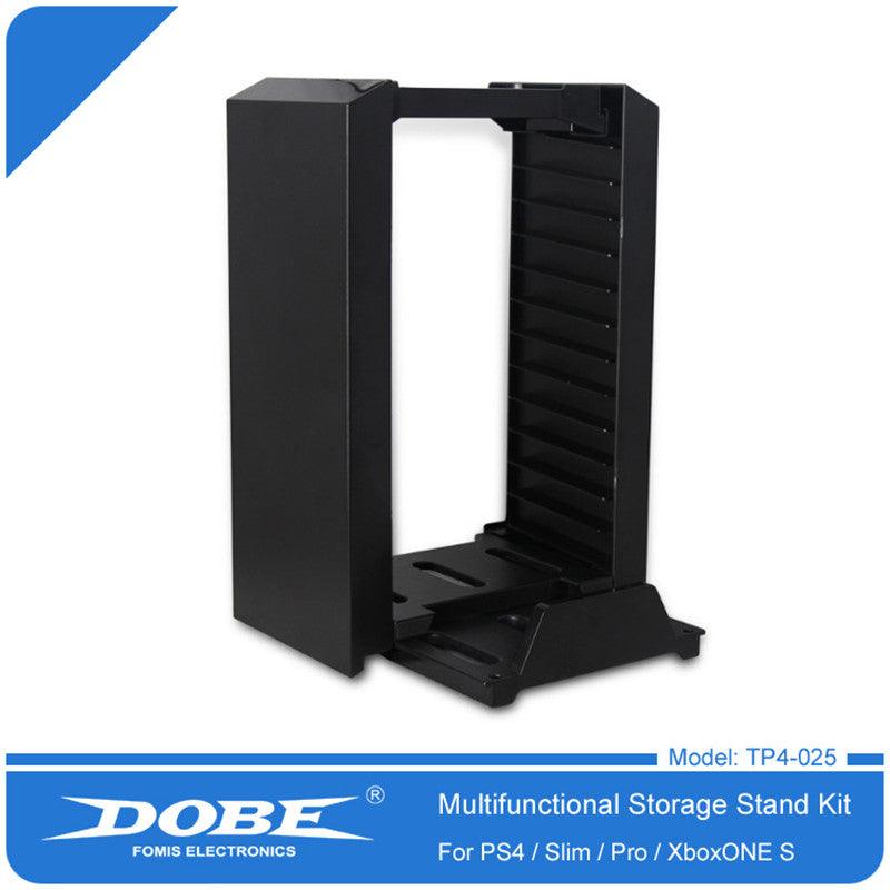 DOBE PS4 MULTIFUNCTIONAL STORAGE STAND KIT DUAL CHARGING DOCK (TP4-025) (BLK) - DataBlitz