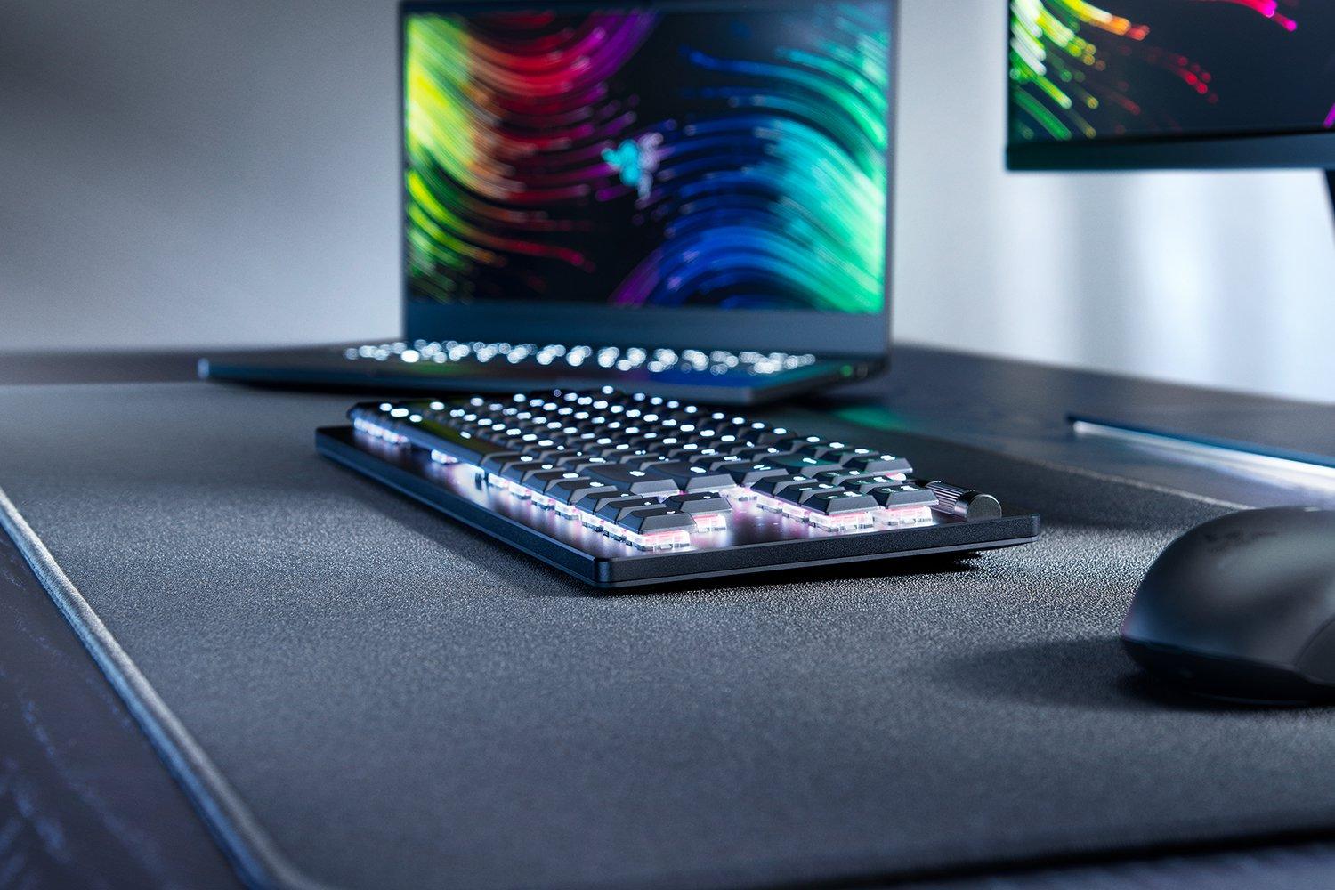 Razer Deathstalker V2 Pro Tenkeyless Wireless Low-Profile RGB Optical Gaming Keyboard (Linear Red Switch) - DataBlitz