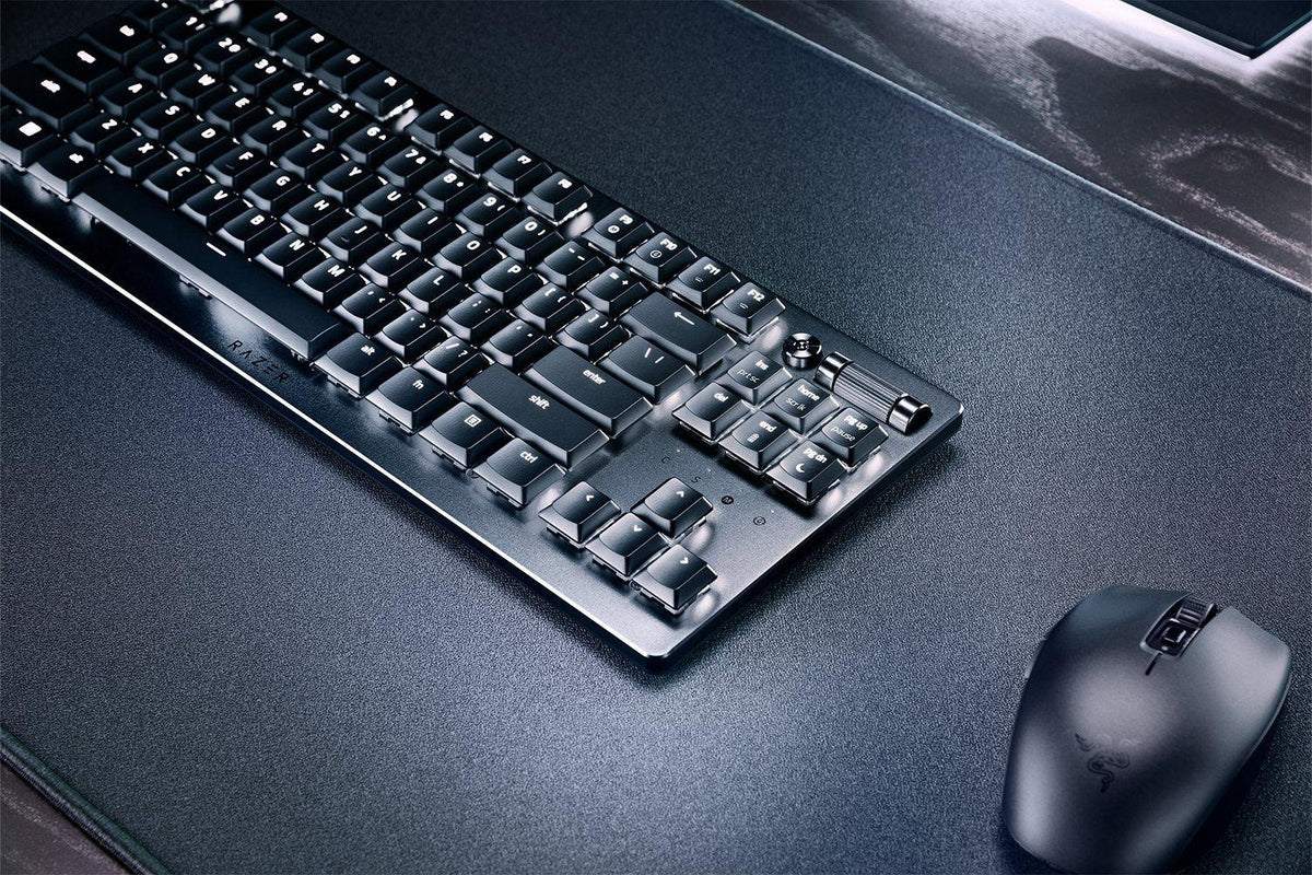Razer Deathstalker V2 Pro Tenkeyless Wireless Low-Profile RGB Optical Gaming Keyboard (Linear Red Switch) - DataBlitz