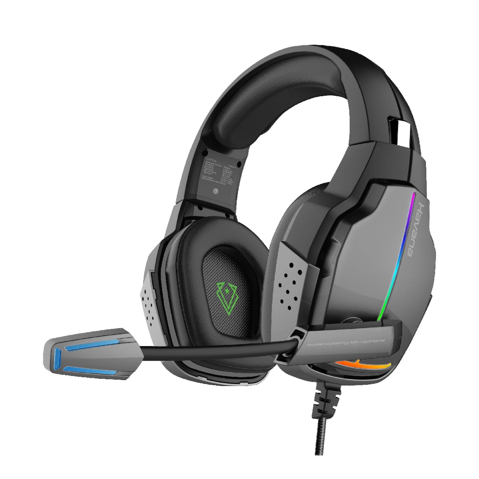 VERTUX HAVANA HIGH DEFINITION AUDIO IMMERSIVE GAMING HEADSET BLACK - DataBlitz