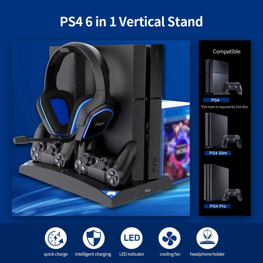 IPEGA 6 IN 1 VERTICAL STAND FOR P4/P4 SLIM/P4 PRO (PG-P4009) - DataBlitz