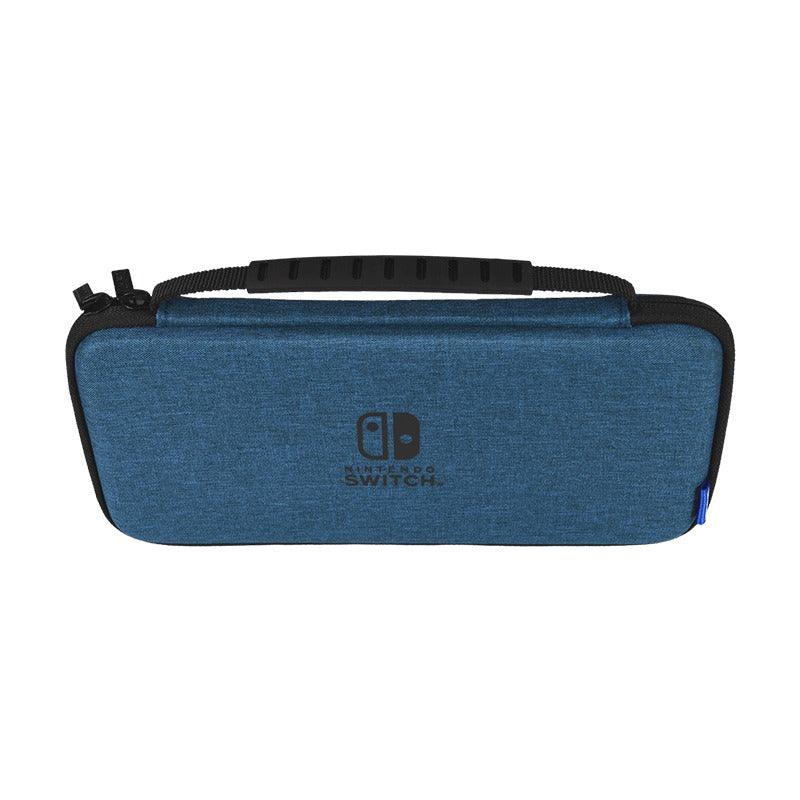 Hori NSW Slim Hard Pouch Plus For Nintendo Switch / Nintendo Switch Oled Model (Blue) (NSW-811A) - DataBlitz