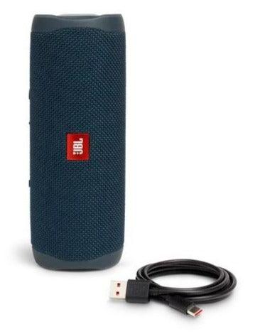 JBL FLIP 5 PORTABLE WATERPROOF SPEAKER (BLUE) - DataBlitz