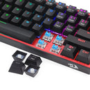 REDRAGON FIZZ RGB WIRED MECHANICAL GAMING KEYBOARD (BLACK) (DUST-PROOF RED) (K617-RGB) - DataBlitz
