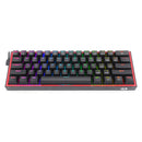 REDRAGON FIZZ RGB WIRED MECHANICAL GAMING KEYBOARD (BLACK) (DUST-PROOF RED) (K617-RGB) - DataBlitz