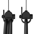 KIWI DESIGN Silent VR Cable Management Pulley System (3pcs) (V2-Black) - DataBlitz