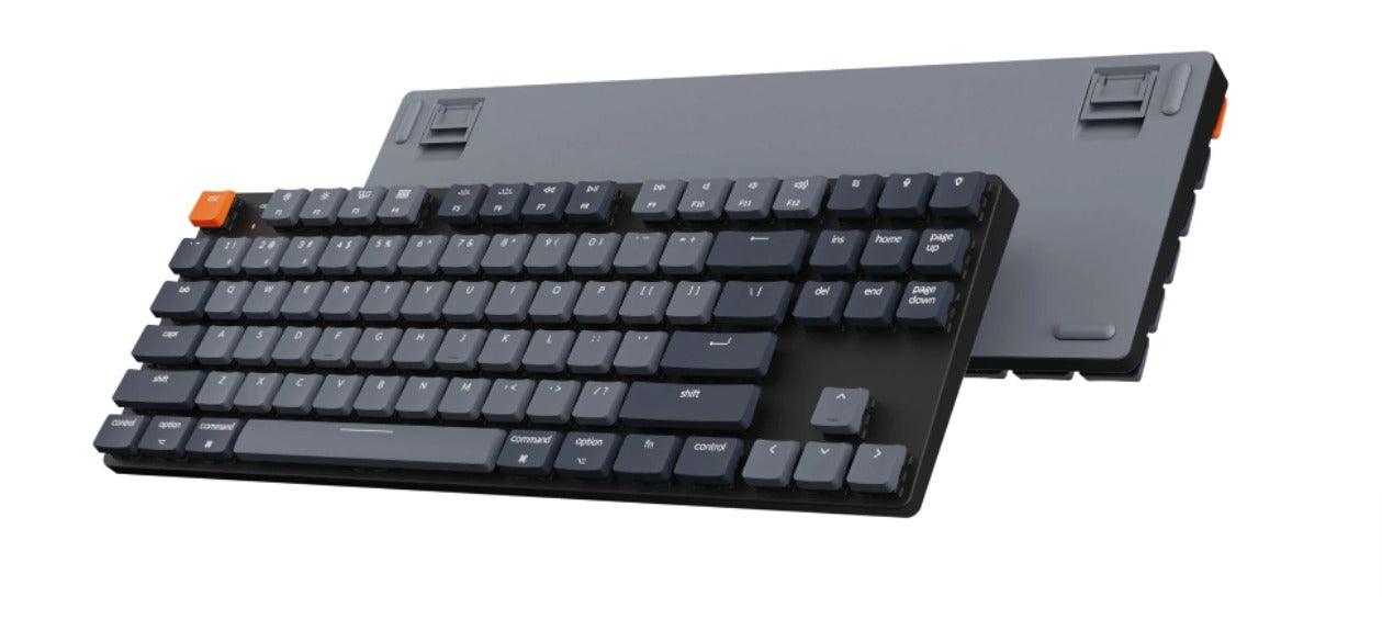 KEYCHRON K1 SE TENKEYLESS RGB BACKLIGHT ALUMINUM OPTICAL HOT-SWAPPABLE WIRELESS MECHANICAL KEYBOARD + PLASTIC CASE (MINT SWITCH) (K1SEE5) - DataBlitz