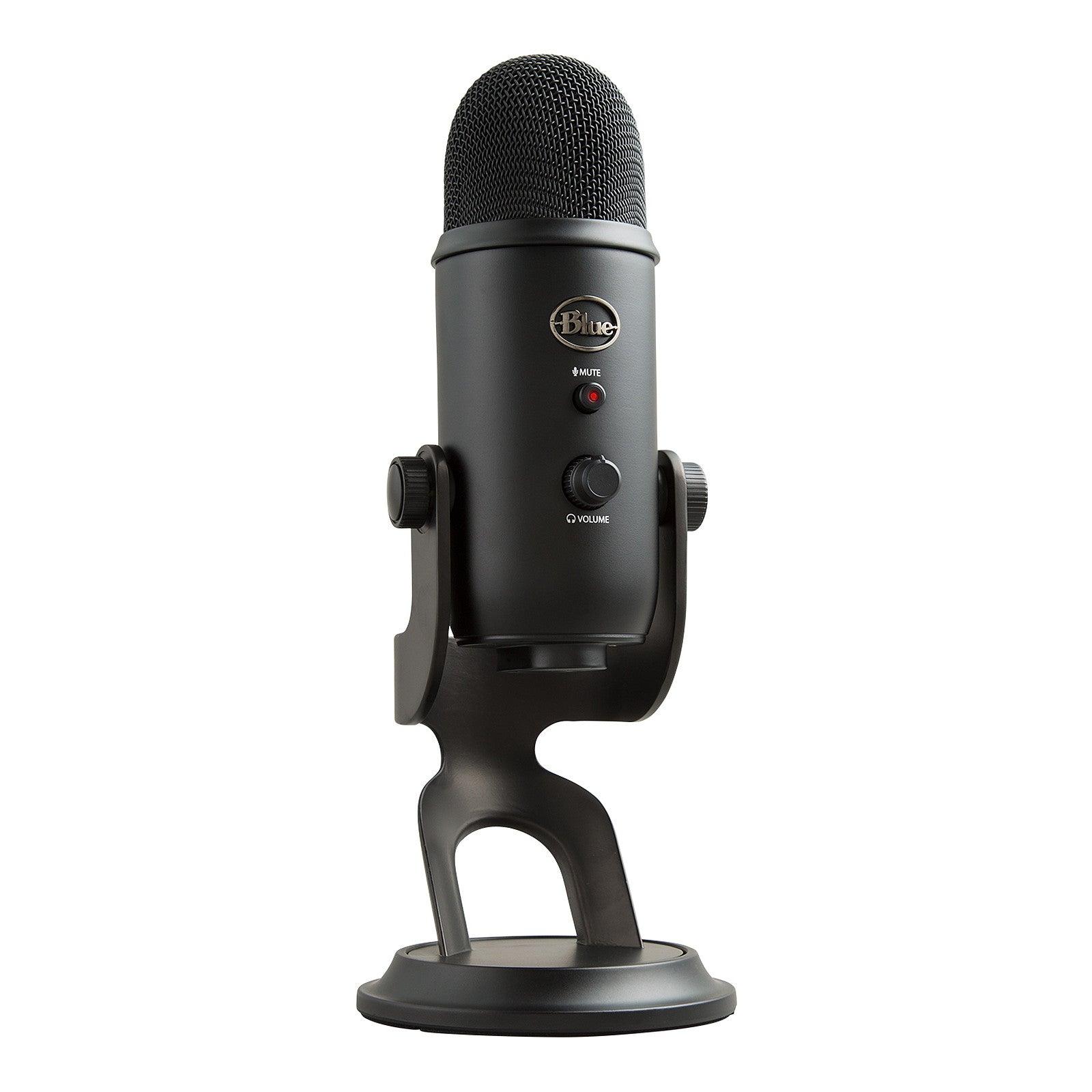 LOGITECH BLUE YETI PREMIUM MULTI-PATTERN USB MICROPHONE FOR RECORDING/ STREAMING/ PODCASTING/ GAMING (BLACKOUT) - DataBlitz