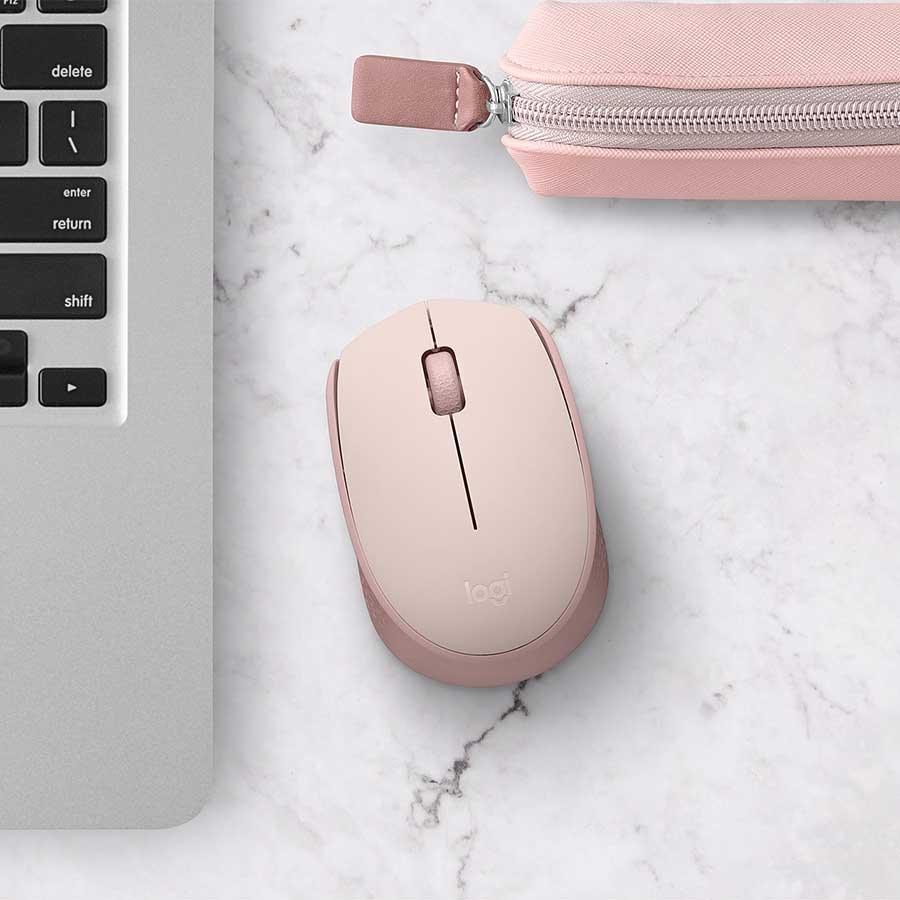 Logitech M171 Reliable Wireless Connectivity Mouse (Rose) - DataBlitz